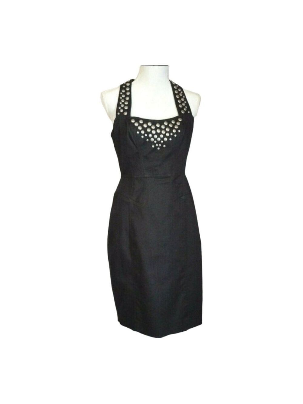 Maggy London Sleeveless Black Dress Size 8 - Picture 1 of 8